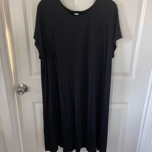 Chic Black T-Shirt Dress